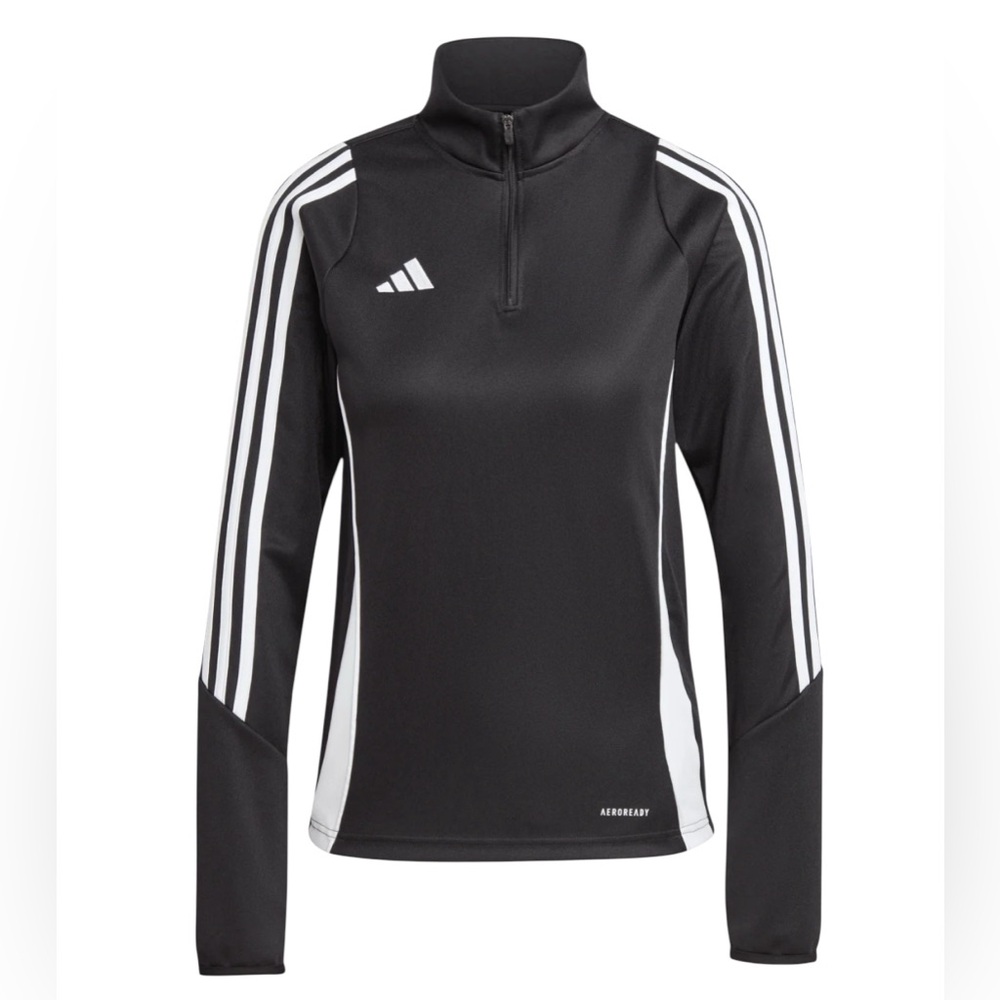 Adidas women’s Tiro 24 Slim-Fit‎ Performance 3-Stripes Track Jacket black small
